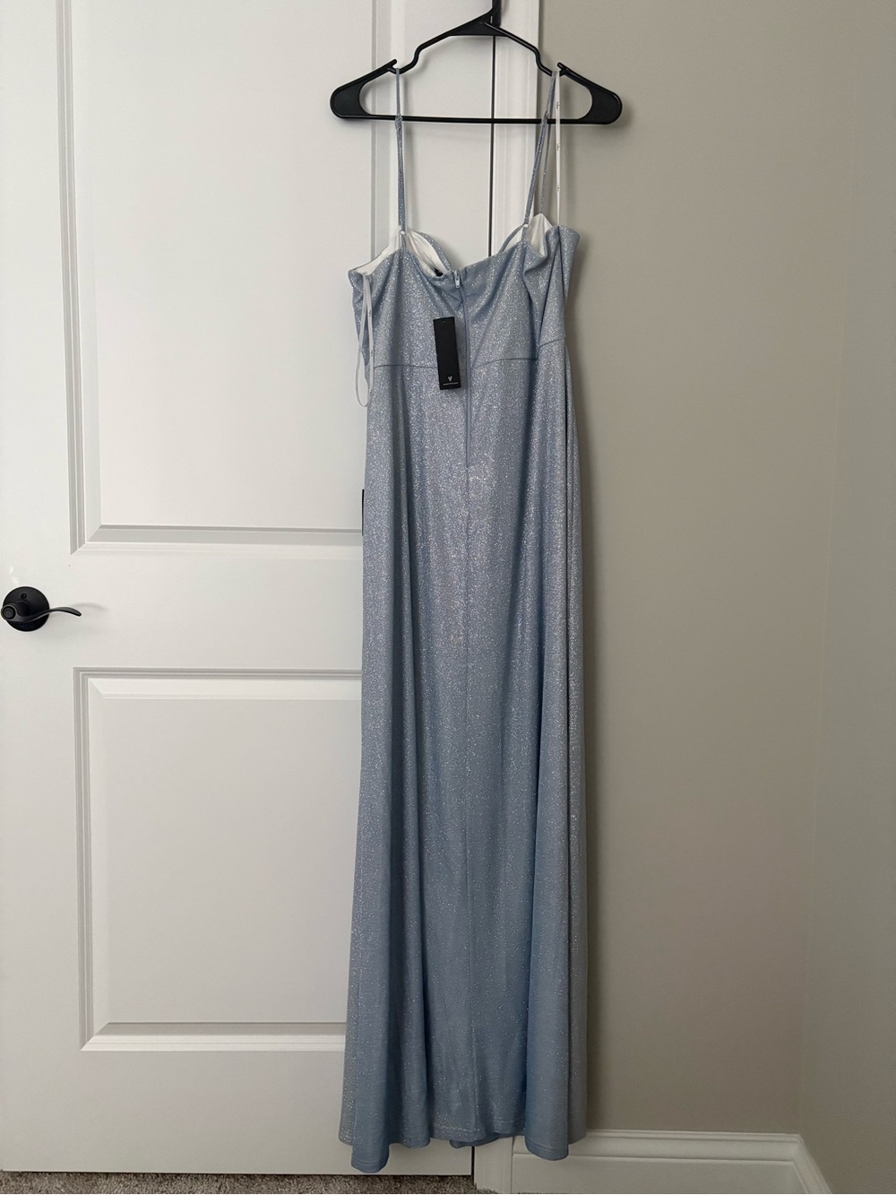 Lulus sparkly blue gown NWT - Picture 2 of 4